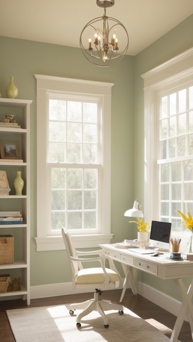 small home office decor, minimalist home office design, cozy workspace ideas, modern office organization, chic home office setup