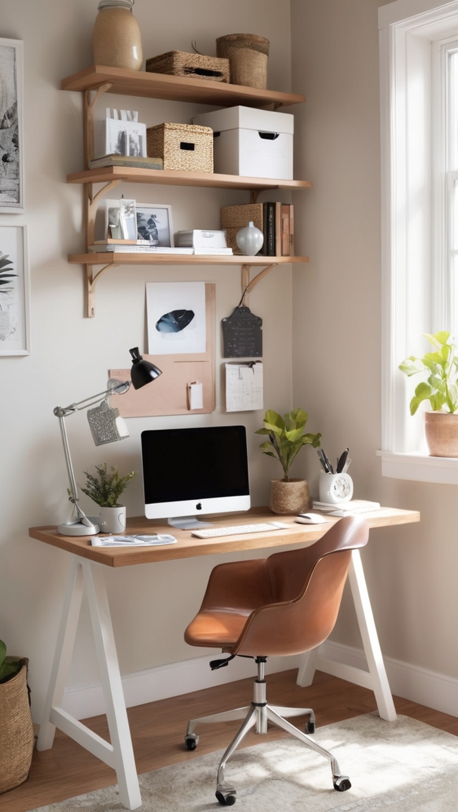 What are the most creative small home office desk ideas? ?