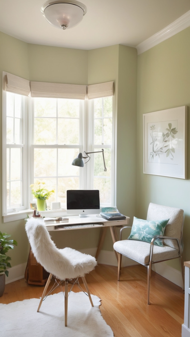 Unique Small Home Office Ideas for the Living Room ?