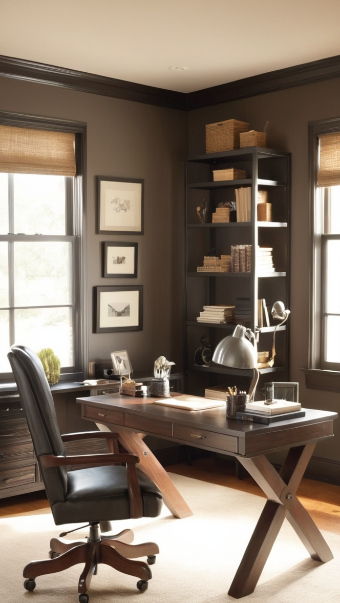Some stylish home office ideas for a masculine space ?